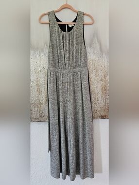 Anthropologie Gray Jumpsuit
